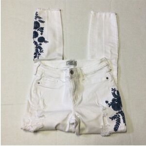 Abercrombie & Fitch Embroidered Pants